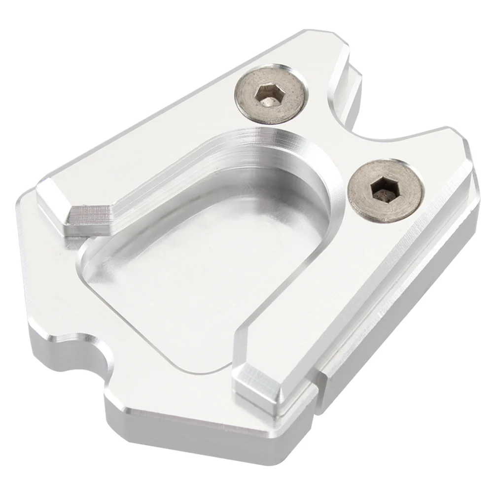 Мотоциклетная Серебристая подножка боковая подставка для ног увеличивающая