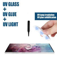 9d uv nano liquid curved edge tempered glass for samsung galaxy s7 edge s8 s9 plus note 8 9 10 pro note10 plus screen protector