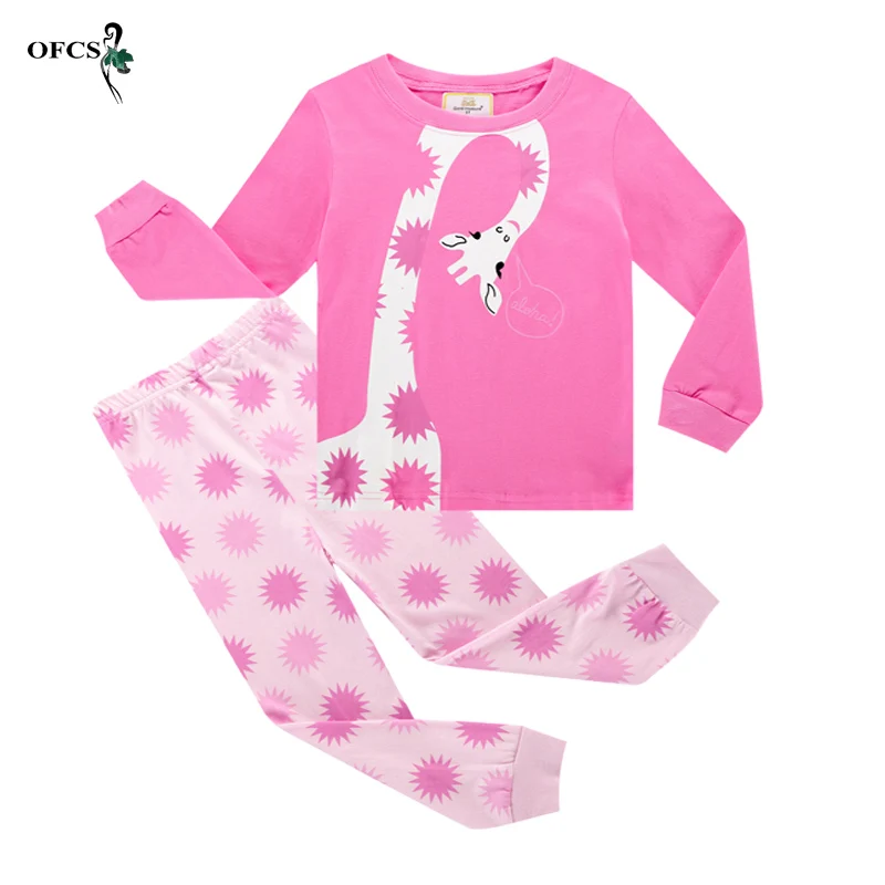 Nueva oto&ntilde;o marca ni&ntilde;os ni&ntilde;o ni&ntilde;a camiseta + Pantalones trajes de dibujos animados ni&ntilde;o sudadera + Pantalones 2 unids/set moda beb&eacute; sudaderas con capucha traje de ropa-0