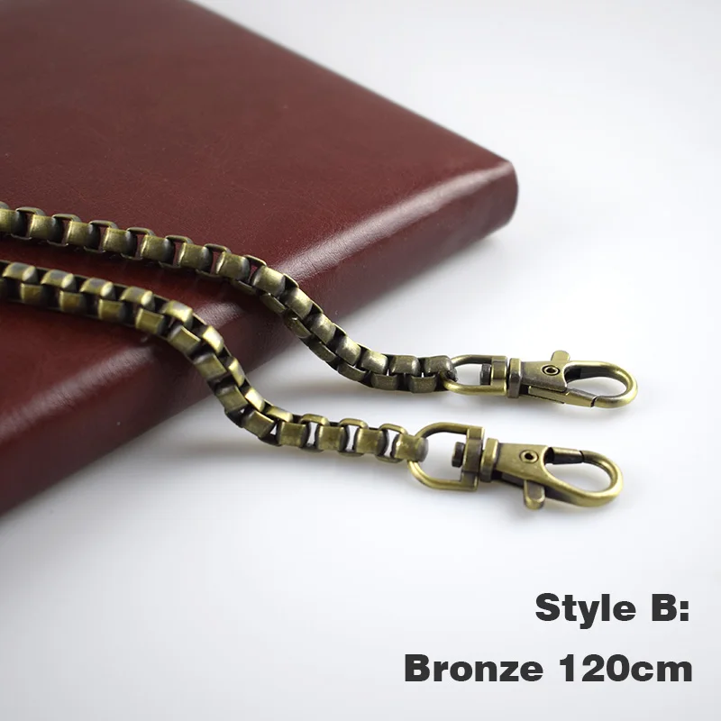 Meetee 120cm Handbag Metal Chains Bags Shoulder Strap Purse Handles with Buckles Bag Replacement Parts Accessories | Дом и сад