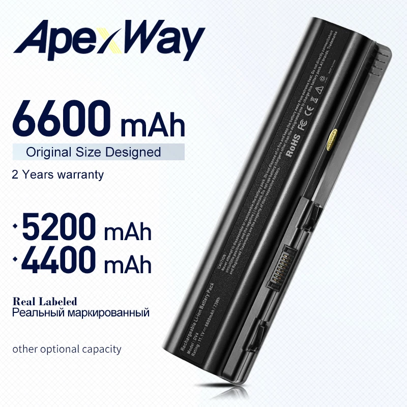 ApexWay батарея для HP Pavilion G50 G61 DV4 DV5 DV6 DV6T HSTNN IB79 Q34C IB72 462890 751 485041 003|battery for hp|laptop battery hpbattery