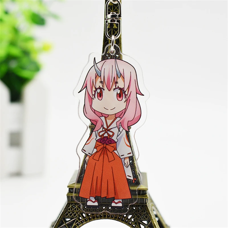 1pcs That Time I Got Reincarnated as a Slime Acrylic Pendant Keyring Cos Prop Anime Cartoon Keychain New Year Gifts for Boy Girl | Украшения