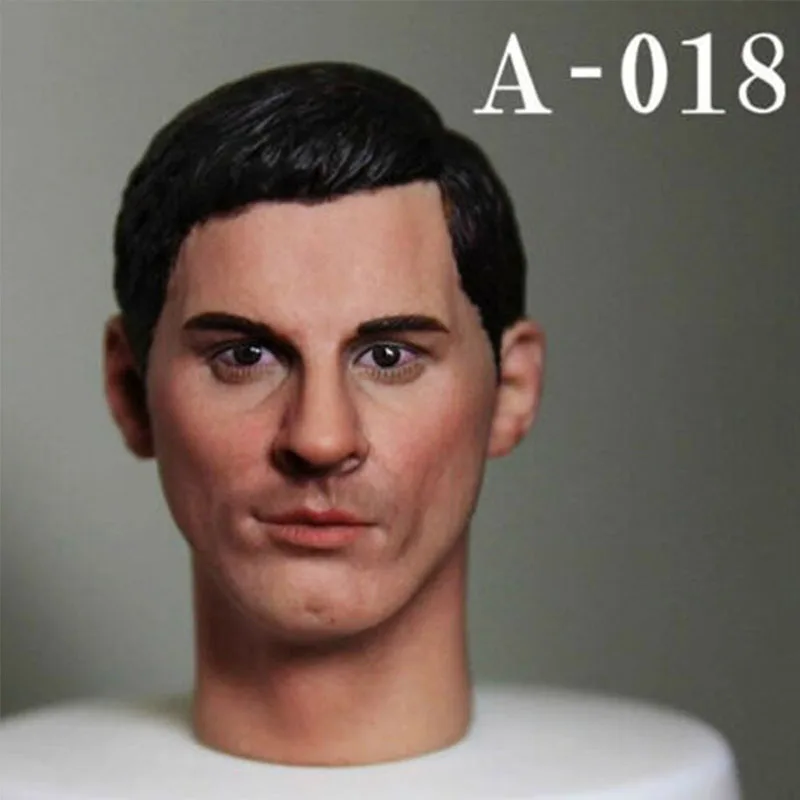 

В наличии, A-18, 1/6, Европа, Америка, Мужская голова, резная, подходит для 12-дюймовой фигурки солдата, модель тела