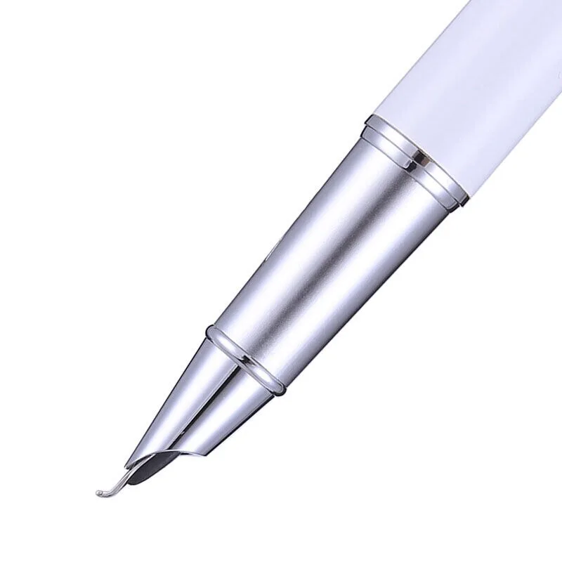

luxury jinhao Fountain Pen Metal Pen caps Fine Nib/ Bent Nib Ink Pens for Writing Gift Stationery School Office Supplies