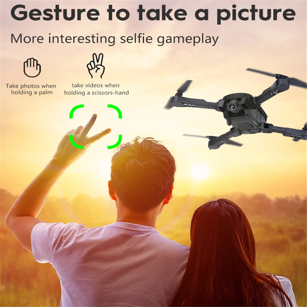 WI FI FPV 4K двойной Камера отношение провести оптического потока Positiong квадрокоптер