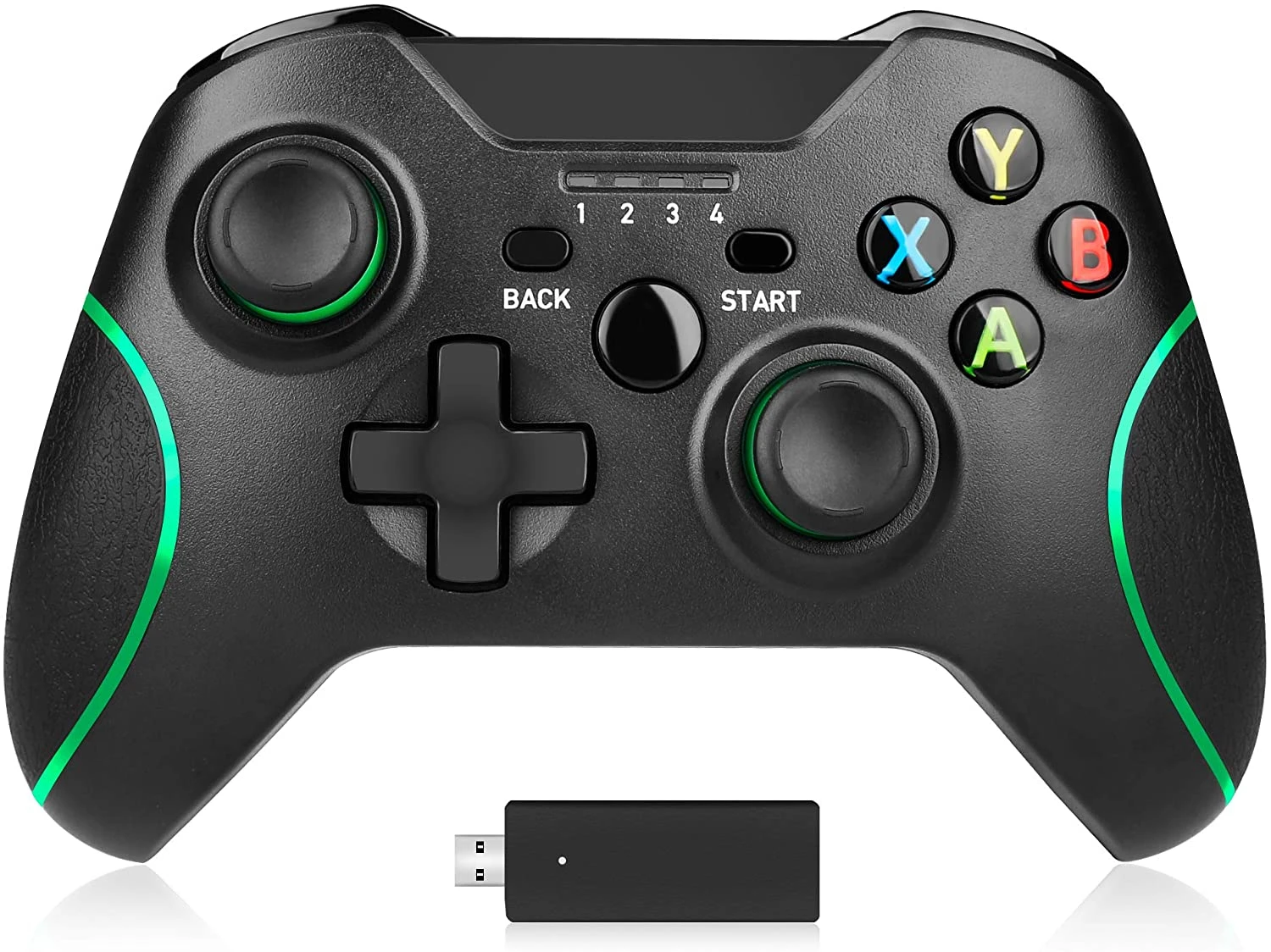 Беспроводной контроллер 2 4 ГГц игровой с приемником для Xbox One/X/S/ PS3/ PC Win 10