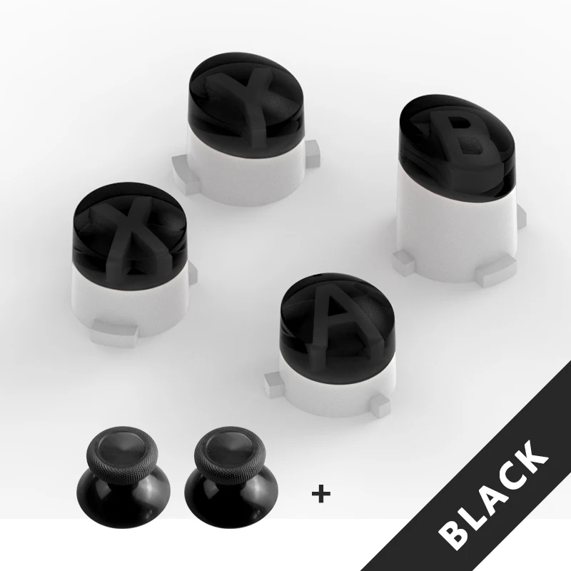 6 Данные лягушка для xbox One контроллер Кнопки ABXY Mod комплект для xbox One Slim/xbox Elite геймпады 9 цветов Прозрачный Ремонт Часть - Цвет: 6