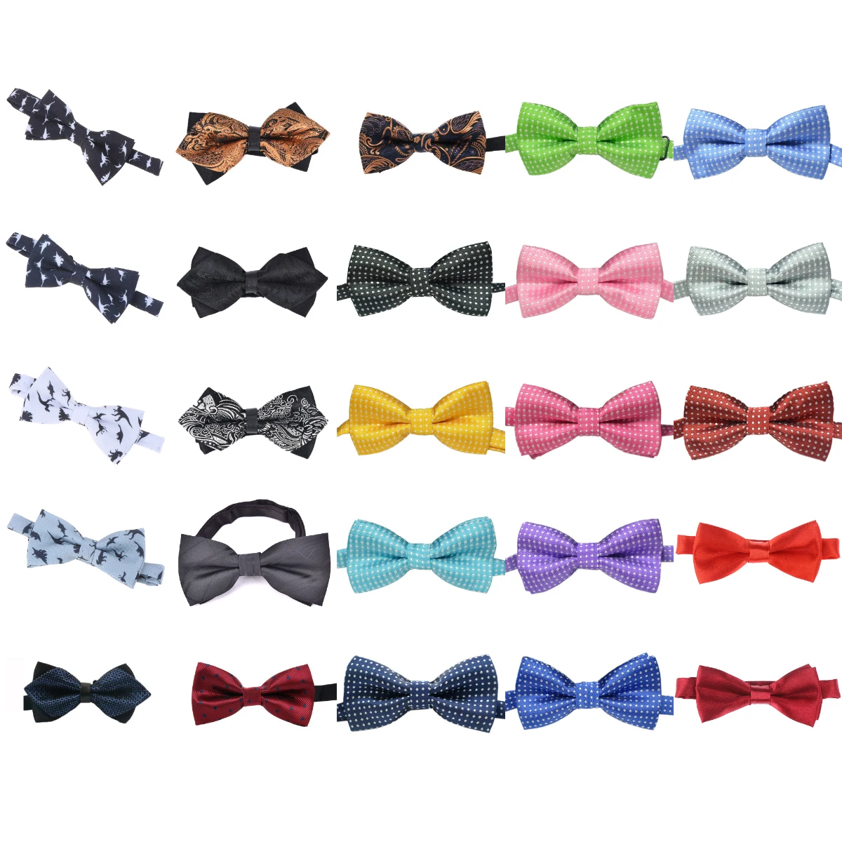 Милые детские регулируемые аксессуары Детский галстук бабочка для мальчиков