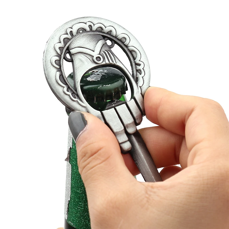 

Metal Retro Anime The King Scepter Beer Bottle Opener Light-Weight Compact Bar Home Decor Ancient Tin Ancient Bronze Jar Opener