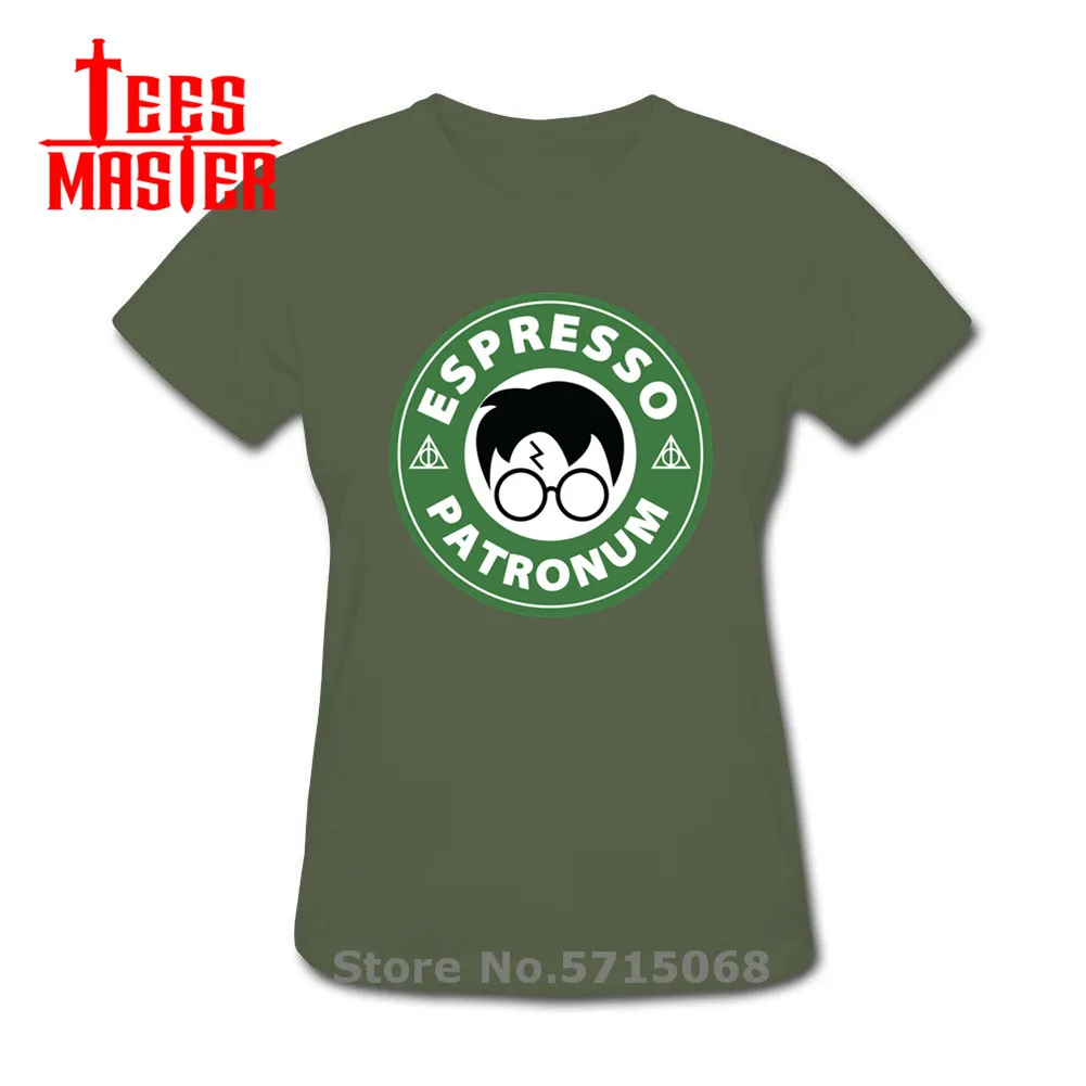 Футболка с коротким рукавом и принтом Гарри эспрессо | Женская одежда