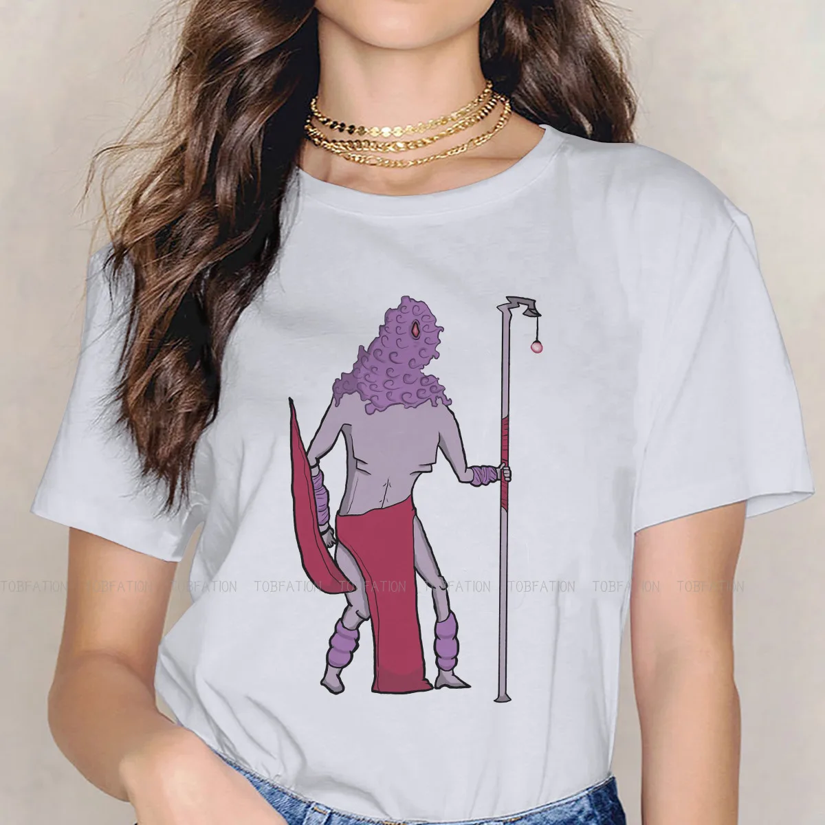 

Corruption Long 4XL TShirts Dead Cells Roguevania Video Game Woman Harajuku Fabric Tops T Shirt Round Neck Big Size