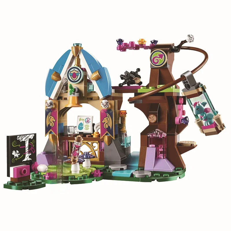 

10501 Elves Elvendale Dragon School Building Blocks Set Gift Toys Elves Friends For Girl Best 41173