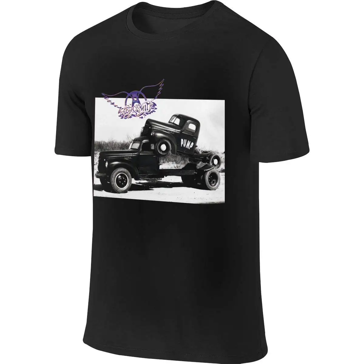 Aerosmith Pump Мужская Классическая футболка с коротким рукавом унисекс wo футболка| |