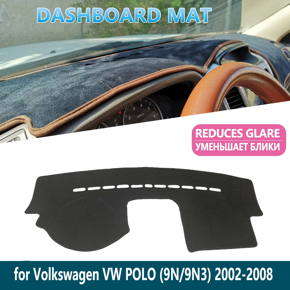 Коврик для приборной панели Volkswagen VW POLO MK4 2002 ~ 2008 9N 9N3 2007 2008|Наклейки на автомобиль| |