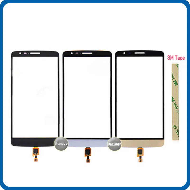 

Replacement high Quality 5.5" For LG G3 Stylus D690N D690 Touch Screen Digitizer Sensor Front Glass Lens Panel Black White Gold