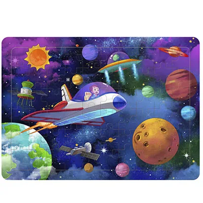 029 24/40/60/80 шт. детские деревянные головоломки детей младшего дошкольного возраста, интеллект Air force 2-3-4-5 лет для мальчиков и девочек головоломки игрушки для детей - Цвет: 029