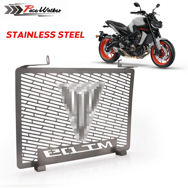 MT09 алюминиевая Черная решетка радиатора Защитная крышка для Yamaha MT 09 FZ09 FZ 2014 2015 2016