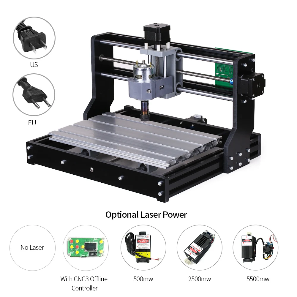 CNC3018 PRO DIY фрезерный станок с ЧПУ мини гравировальный GRBL управления 3 оси для