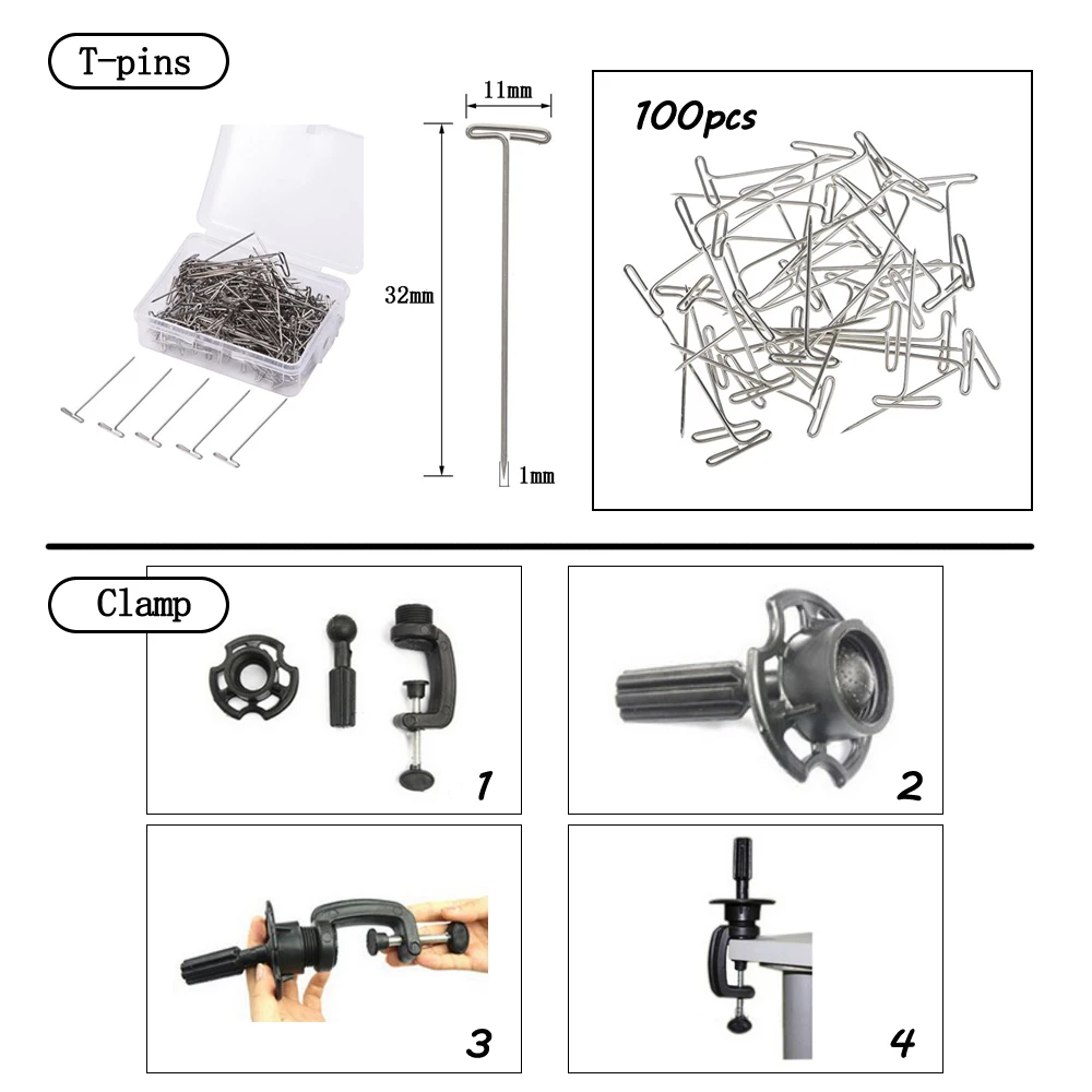 

Bald Mannequin Head Brown Female Professional Cosmetology for Wig Making Display eyeglasses With Free Clamp + T-pins Makeup