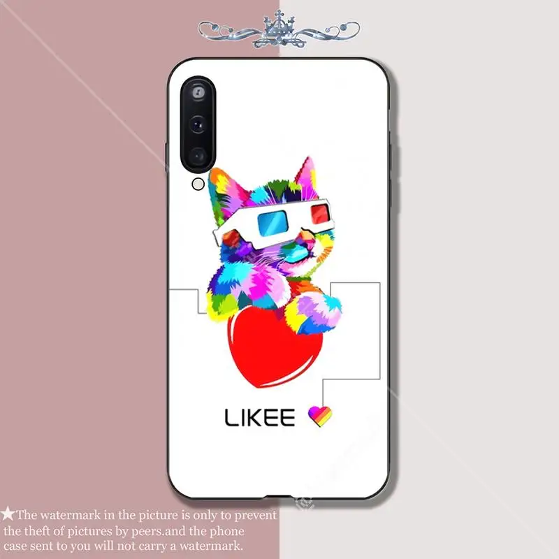 Мягкий силиконовый чехол с забавным котом и сердцем для Samsung Galaxy A 01 11 20 30 31 40 50 51 70 71