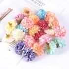 10 шт.лот, искусственный цветок, Шелковый цветок гортензии, головка для свадьбы, вечеринки, украшения дома, Подарочная коробка сделай сам для скрапбукинга