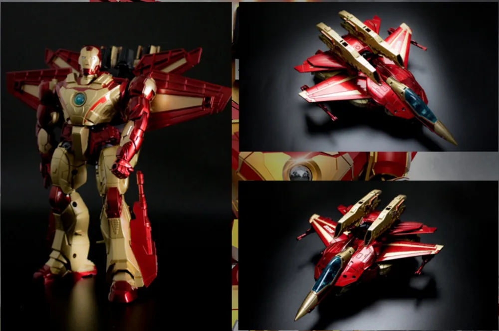 Трансформация Железный человек Jetfire Skyfire фигурка игрушки
