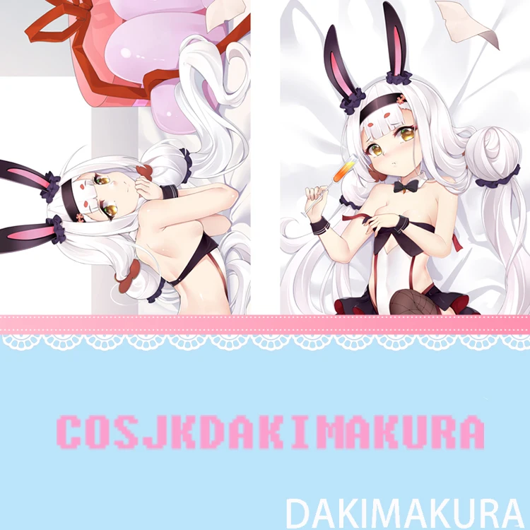 Наволочка для подушки с принтом в виде головы и надписью Game Sport Lane Shimakaze Dakimakura