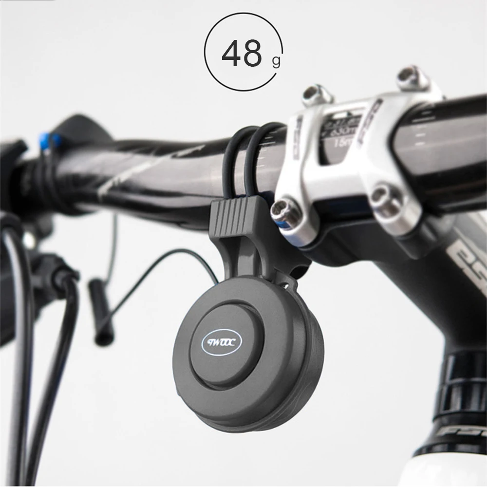 

Bicycle Electronic Bell Horn USB Recharged Waterproof Cycling Bike Handlebar Ring Strong Loud Electric Bell Sound 4 Modes