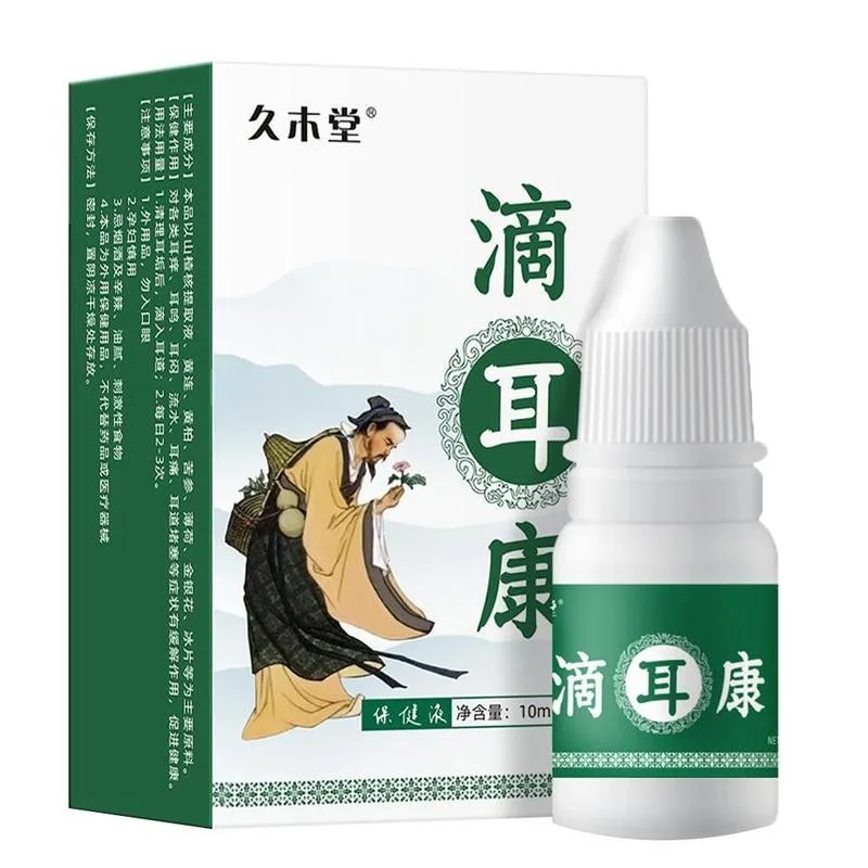 

10ml Effectively Relieve Ear Itching Soreness Tinnitus Chinese Herbal Medicine Oil Ear Liquid External Use Health Care