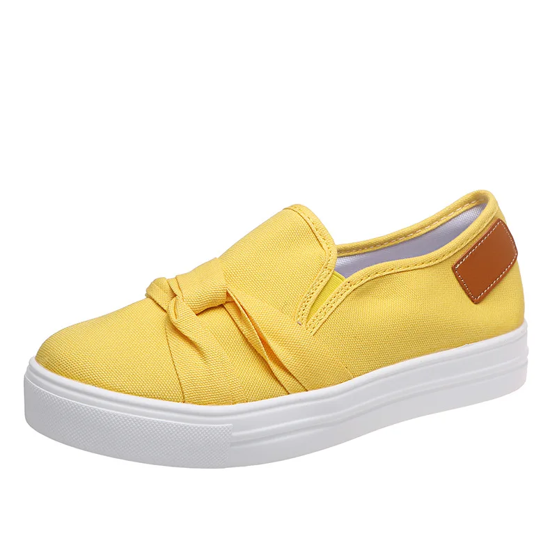 

2021New Fashion Women Flat Shoes Canvas Solid Color Slip On Round Toe Ladies Shoes Casual Breathable Comfy Female Outdoor Footwe