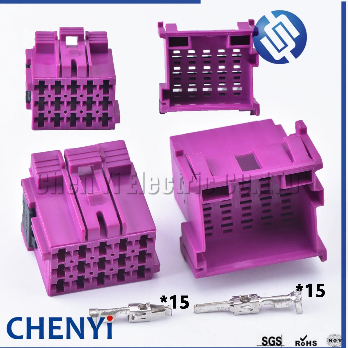 

Автомобильная магнитола TE AMP 15 Pin, Автомобильная магнитола, проводная розетка 1-967623-1 1-967628-1