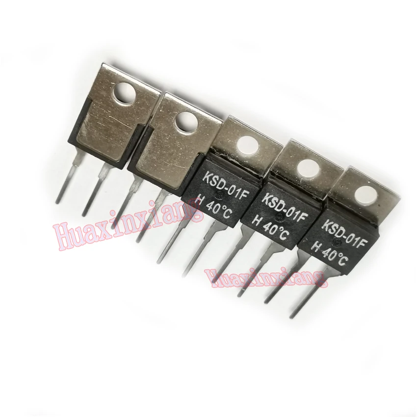 50PCS/Lot KSD-01F TO-220 Temperature Switches Thermostat Sensor Normally open/close 40℃ -130℃ | Обустройство дома