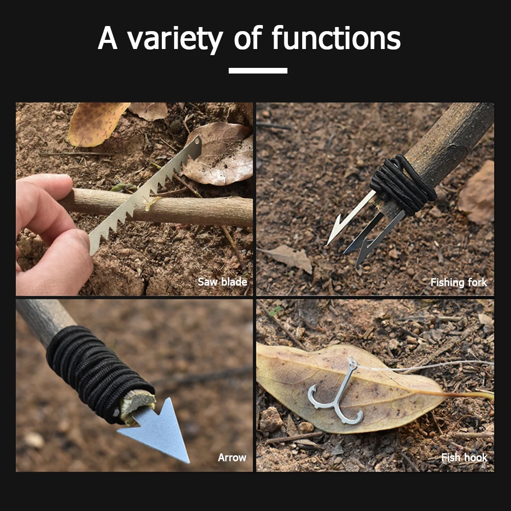 Карточка для выживания на природе многофункциональный инструмент крючок 22 в 1