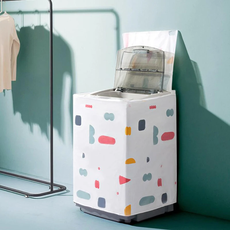 Утолщенные Чехлы для стиральной машины PEVA водонепроницаемый пылезащитный чехол