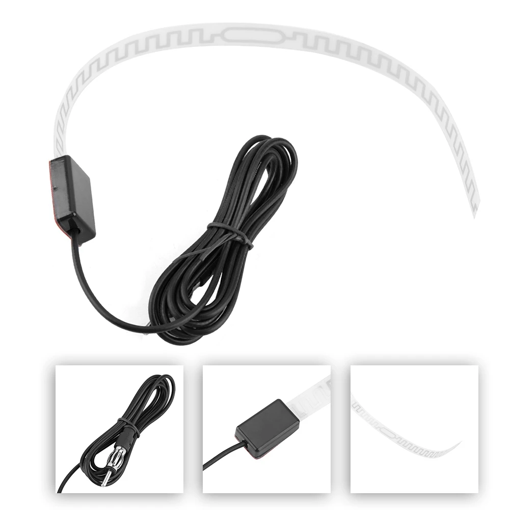 Car Radio Antenna Universal AM/FM Signal Reception 48-860 MHZ DC 12V Antennas | Мобильные телефоны и аксессуары