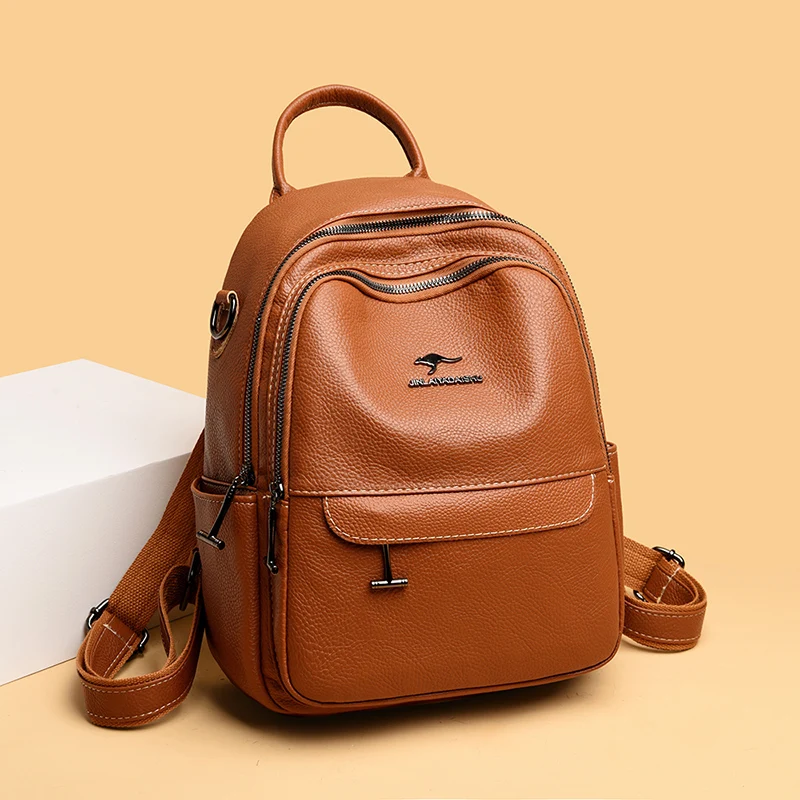 

Designer Women Backpacks leather Female Backpacks Shoulder Bag For Teenagers 2020 Travel Bags Mochilas Mujer Sac A Dos