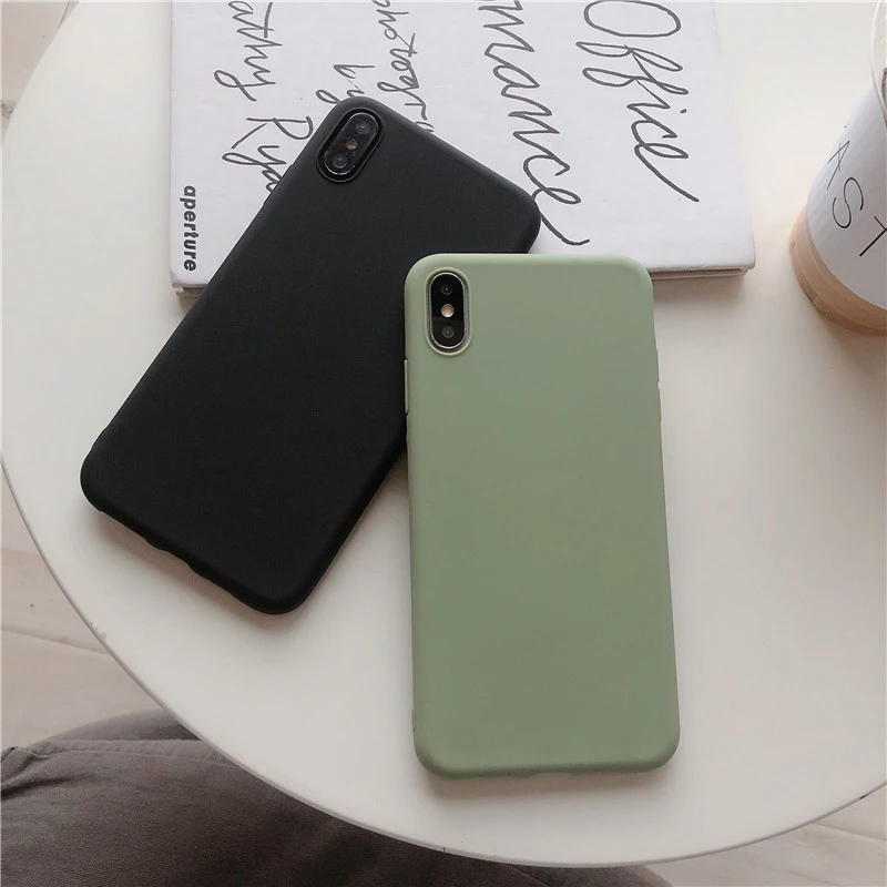 Карамельный цвет матовый чехол для samsung S6 S7 край S8 S9 S11 S10 S10e S11e плюс J4 J6 2018 J5 J7 Prime 2017
