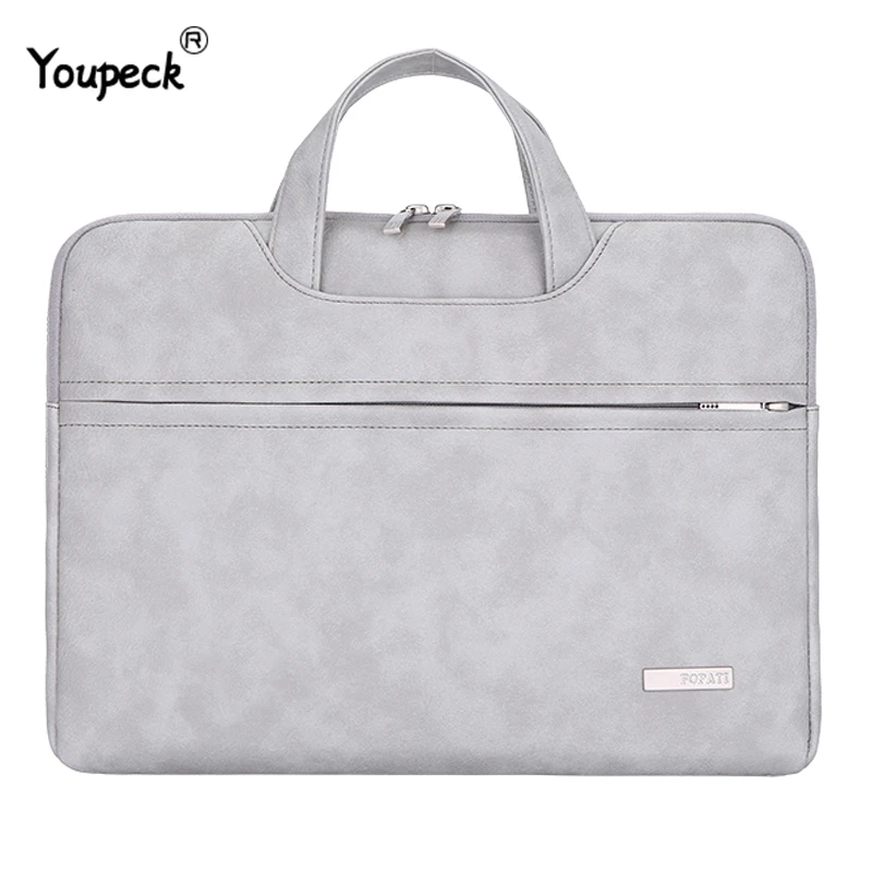Из искусственной кожи сумка для ноутбука 15,6 дюймов для Macbook Air 13 сумка для ноутбука 13,3 рукав для ноутбука 14 дюймов для Macbook Pro 15