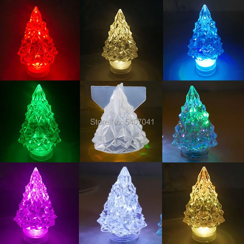 Силиконовые формы DIY держатель света Рождественская елка спальня лампа