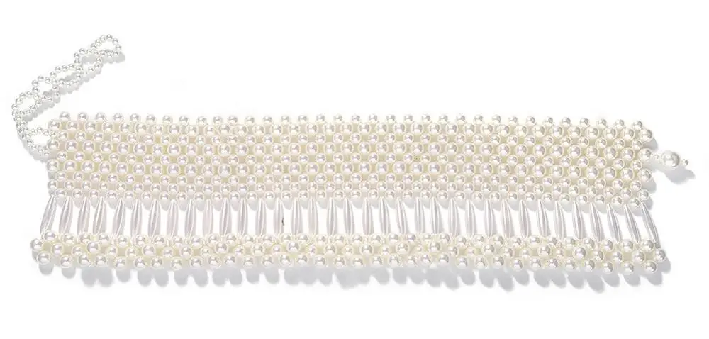 Длинное большое жемчужное ожерелье с подвеской женские Дешевые Модные ювелирные