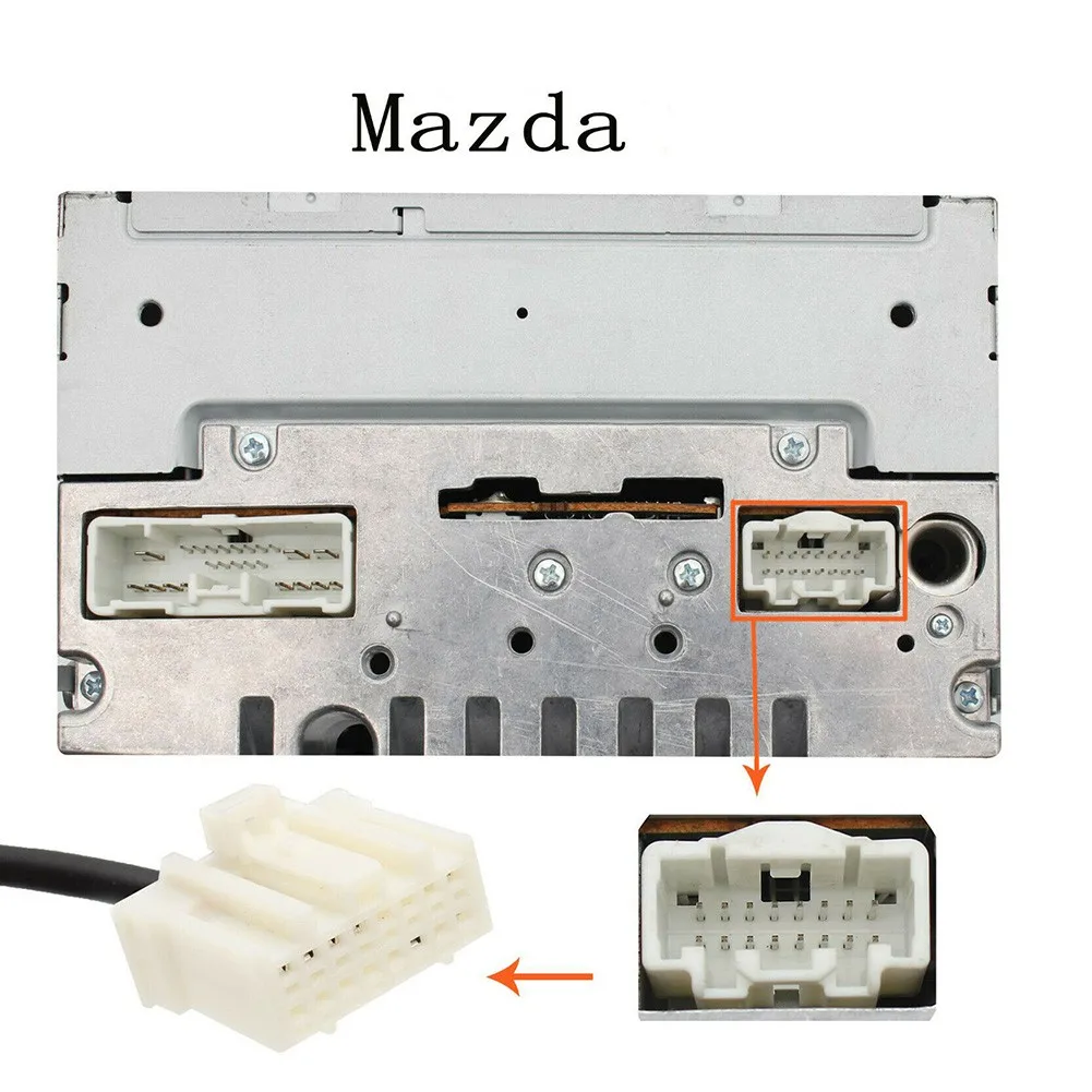 

3,5 мм USB AUX адаптер вспомогательный интерфейс аксессуары аудио DC 12 В для Mazda 3
