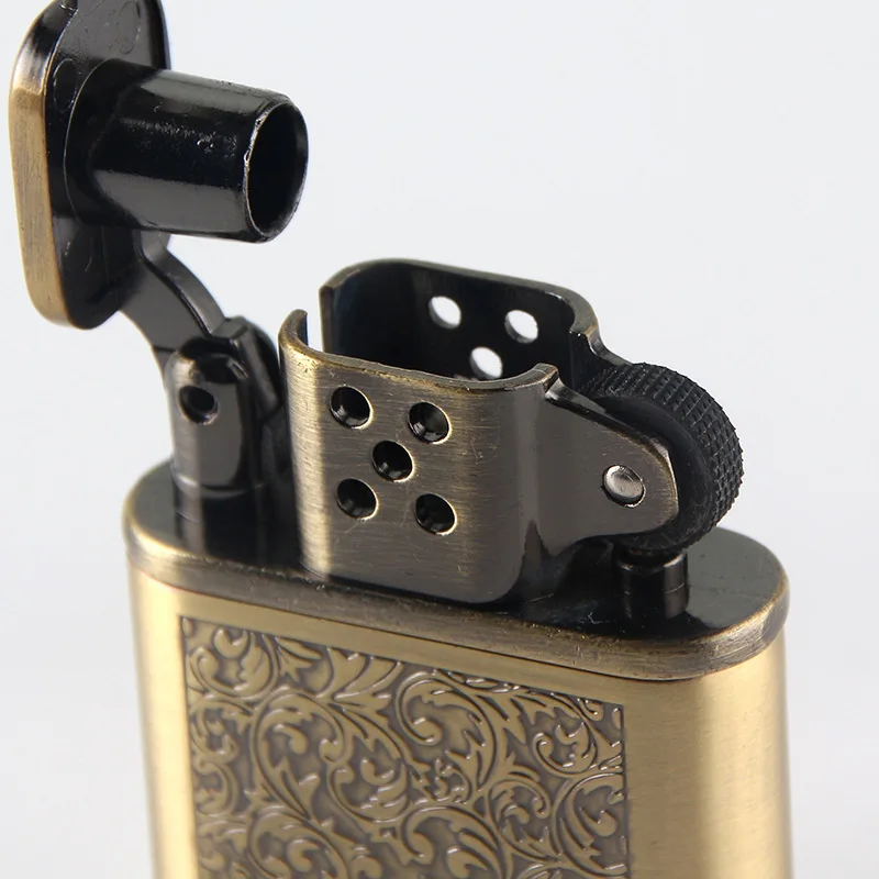 Металлический шлифовальный круг ветрозащитная Бутановая газовая зажигалка из