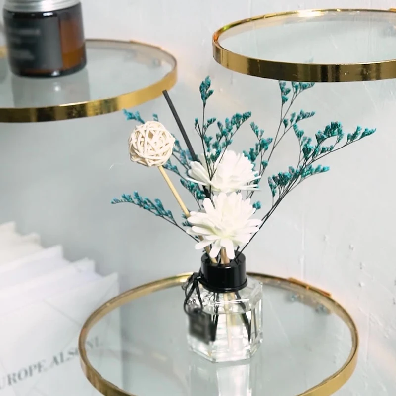 Круглая стеклянная настенная подвеска кованая железная висячая кофейня