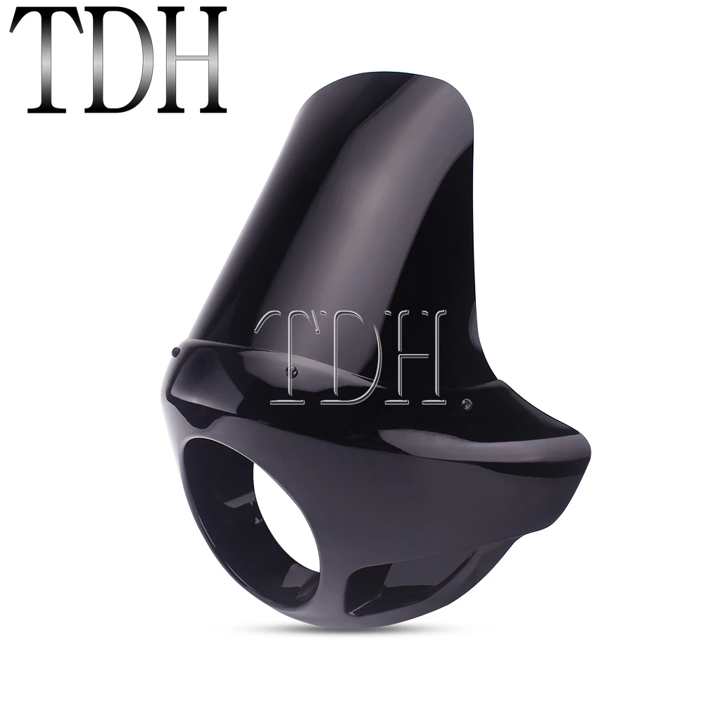 Высокого лобового стекла 5 75 ''мотоциклетная передняя лампа обтекателя маска