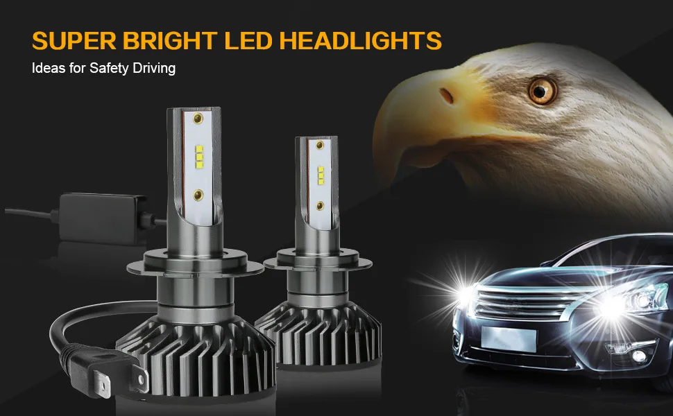 

Car Headlights F2ZES Car Led Headlights Hot Sale Style Led Car Headlights H7H4H11