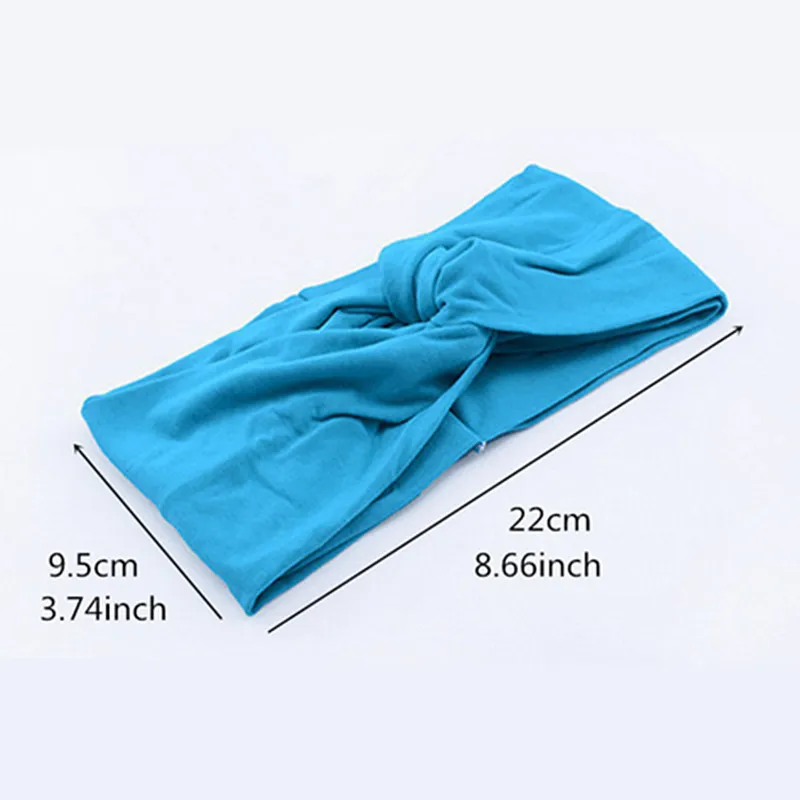 2022 Одноцветные ободки Criss Cross для женщин и девочек для йоги, спорта, поворотов головой, эластичная повязка на голову, аксессуары для волос, турбан.