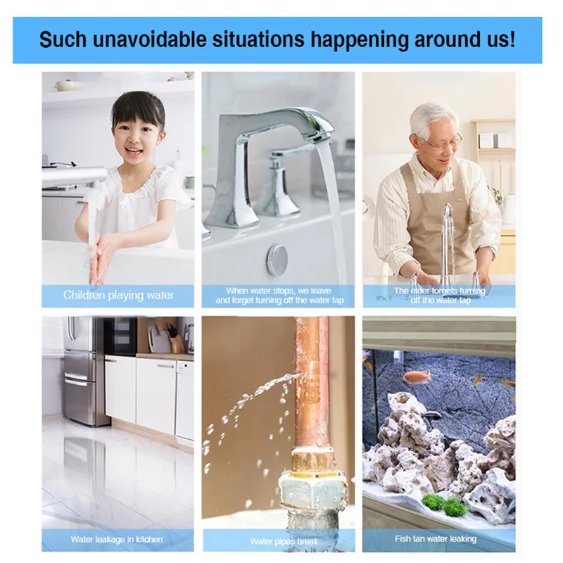 WiFi умный датчик утечки воды дом детектор уровня приложение дистанционное