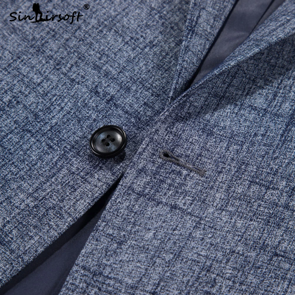 SINAIRSOFT брендовый мужской однотонный Свадебный костюм в китайском стиле Мужской