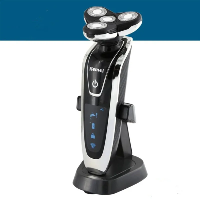 Электробритва для мужчин машинка бритья лица и бороды триммер усов набор ухода 3D