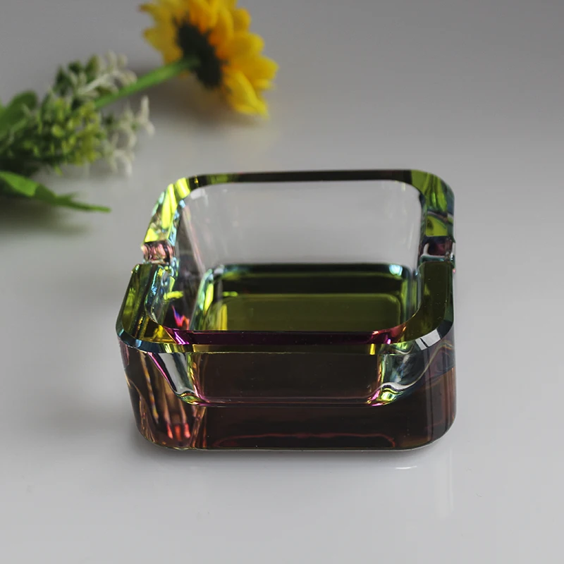 70 мм Высококачественная эксклюзивная пепельница из кристаллов модный